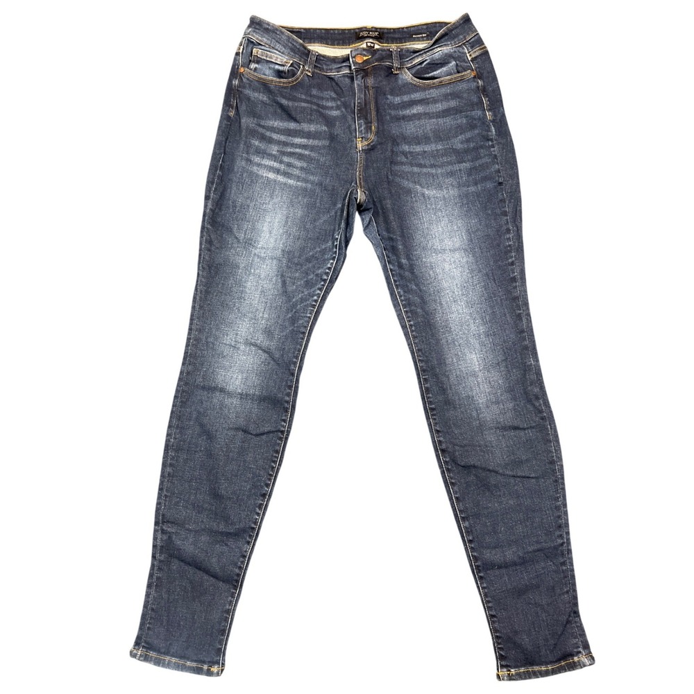 Judy Blue Skinny Jeans Womens 18W Dark Wash High Rise Stretch Denim Plus Size